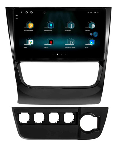 Multimidia Fóton G3 Gol Voyage 13 A 16 8+256gb Octa 2k 9p