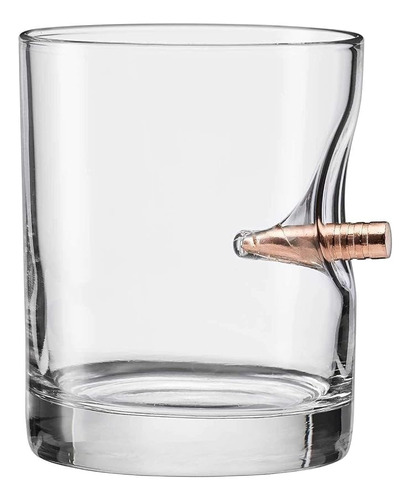 Glass With Real 308 Bullet 11oz Made In The Usa