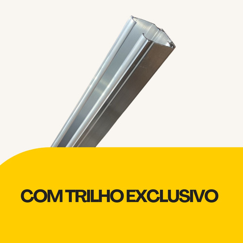 Kit Para Porta De Correr Jp700 Com Trilho-porta De Passagem