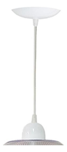 Luminaria Prismatica Bezelux 12 Com Pendente Branco Bz12b