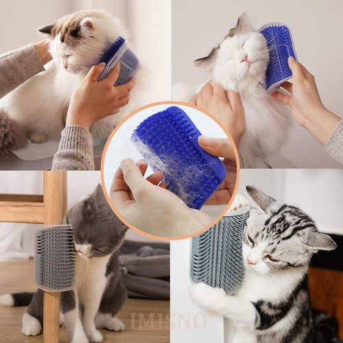 Escova De Parede Para Gatos Com Catnip Coçador Roçador Pente