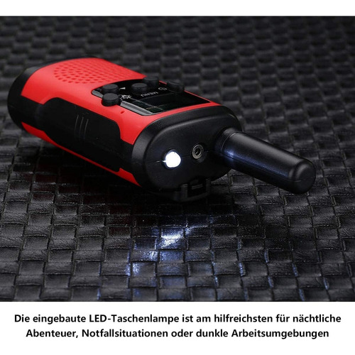 Walkie Talkies Para Niños, 3 Unidades, 22 Canales, Radio De