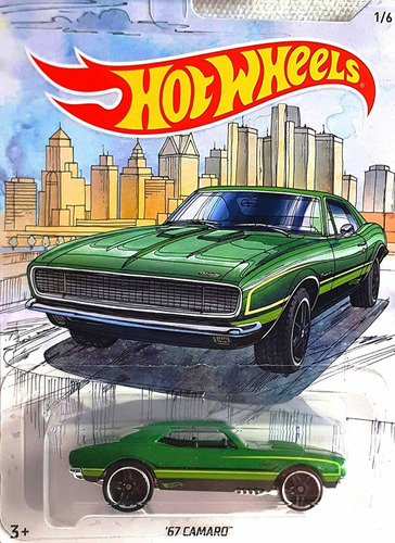 Hot Wheels Detroit Muscle Car Serie Completa 6 Set De Vagone