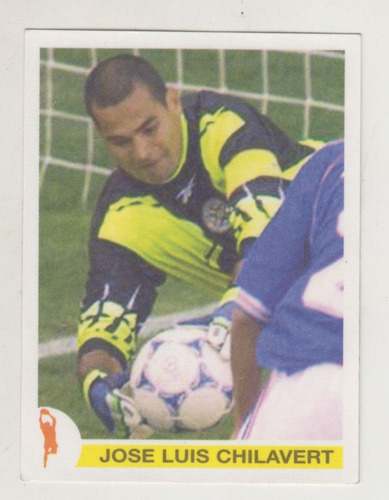 Futbol Paraguay Figurita Jose Luis Chilavert Uruguay 1999