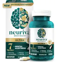 Comprar Neuriva Ultra 60 Capsulas  Suplementos De Memoria Y Enfoque Sin Sabor