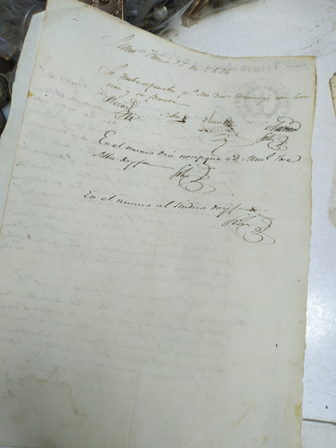 Documentos Antiguo 1826 M (Usado)