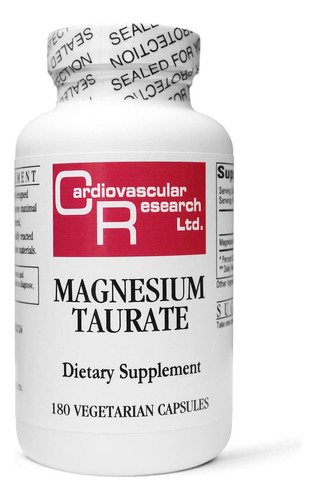 Magnesio Taurate Cardiovascular Research, 0,0044 Oz, 180cpsu