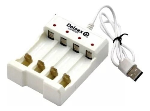 Cargador De Pilas Universal Recargables Aa/aaa Usb