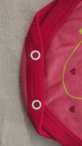 Body Beba Nuevo Con Estampa Y Relieve Oferta! Rosa Chicle 1-3 M Estampado