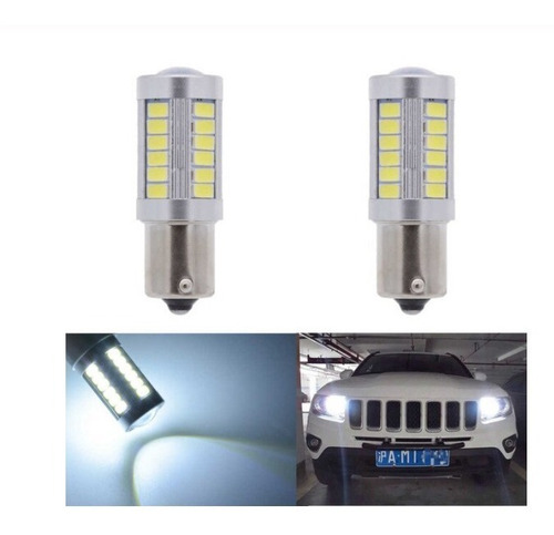 Lâmpadas De Led Lanterna 33 Leds 1 Polo Bau15s Branco