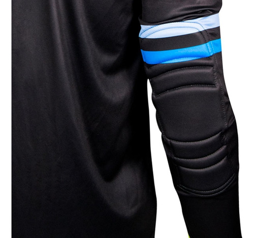 Imagen 3 de 5 de Jersey Para Portero Kancerbero Alpha Adulto Negro/azul