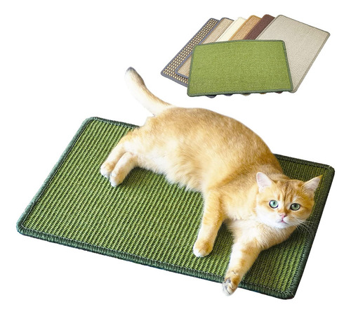 Alfombrilla De Sisal Para Gatos Color Verde