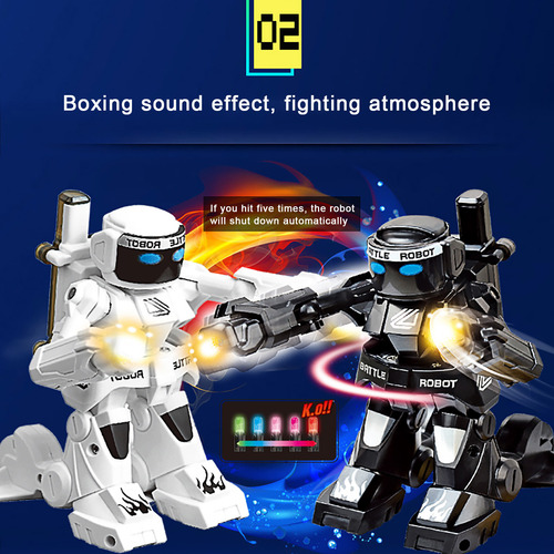 Q 2.4g Rc Robot Boxing Robot Remote Control Fighting Robot 2
