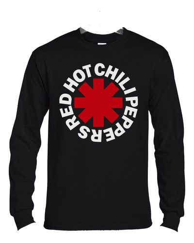Polera Ml Red Hot Chili Peppers Logo Rock Abominatron