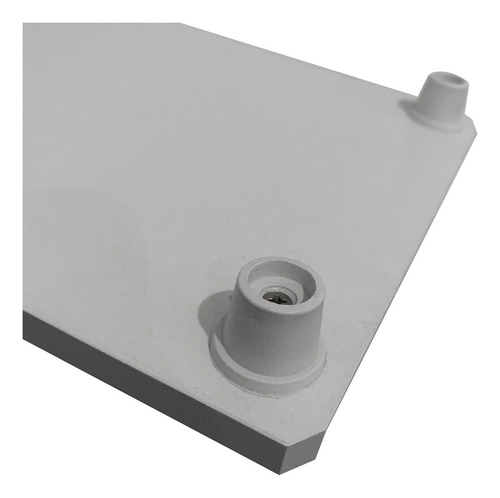 Tabuleiro Para Bolo Mdf 9mm Retangular 35x50cm Confeitaria Cor Branco
