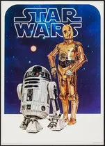Comprar Posters Cine Star Wars R2d2 Bb8 C3po Lona Peliculas 90x60 Cm