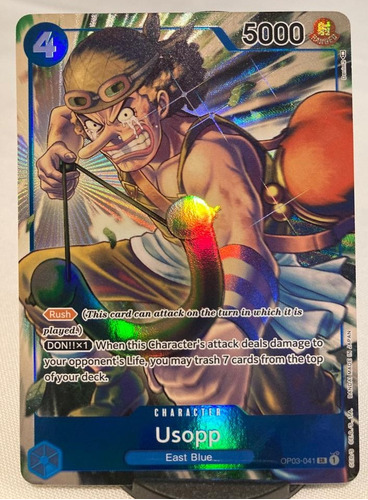 One Piece Tcg Op03-041: Usoop (sr) Alternate Art