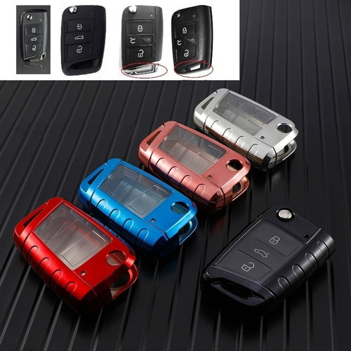 - Funda Llave Navaja Volkswagen Seat Tpu Cascara Protectora