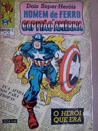 Capitão América E Homem De Ferro - Ebal  Col. Completa