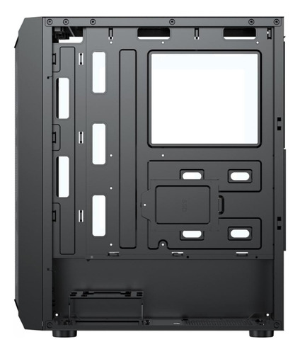 Gabinete Gamer Ninja Leaf, Rgb Mid Tower Vidro Atx C/ 3 Fans