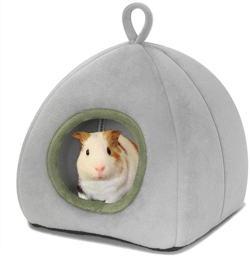 Mrtioo Guinea Pig Cave Bed, Hamster Hedgehog Nest Hideout, S