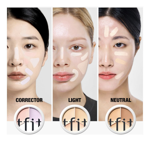 Tfit Cover Up Pro Concealer Full Coverage Color Correcting