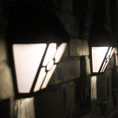 2 Lámpara Solar De Pared Para Exteriores Con Luz Solar,
