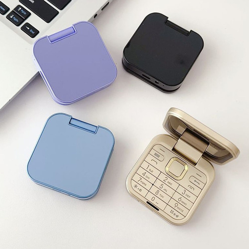 2025 Nuevo Flip Mini Teléfono Móvil Con Radio Fm 2 Tarjetas Sim