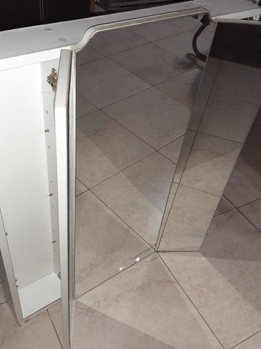Botiquín Espejo Mueble Simil Ferrum Limoges Incluye Estantes