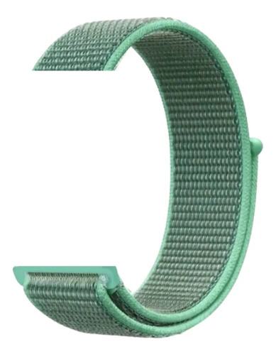 Pulseira Nylon Para Smartwatch W29 Pro - Compatível 42 A 49m Cor Verde-claro