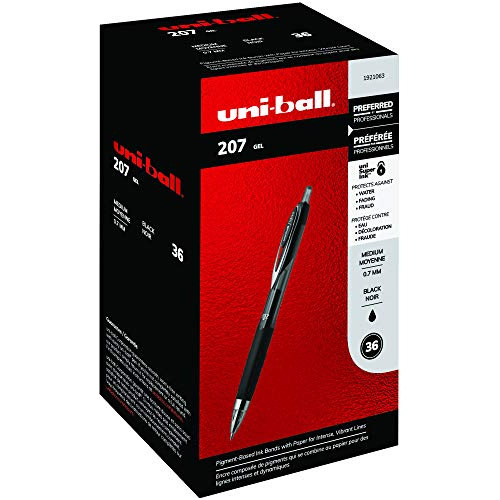 Uni-ball 207 - Boligrafos De Gel Retractiles