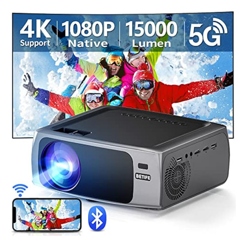 Wifi Nativo 1080p 5g Proyector Bluetooth Soporte 4k, Proyect