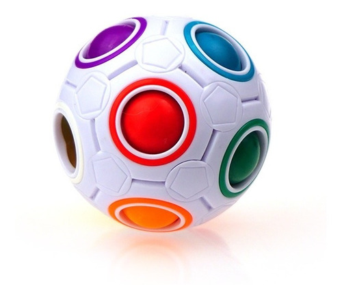 Cubo Mágico Puzzle Rainbow Ball Estrutura Colorido