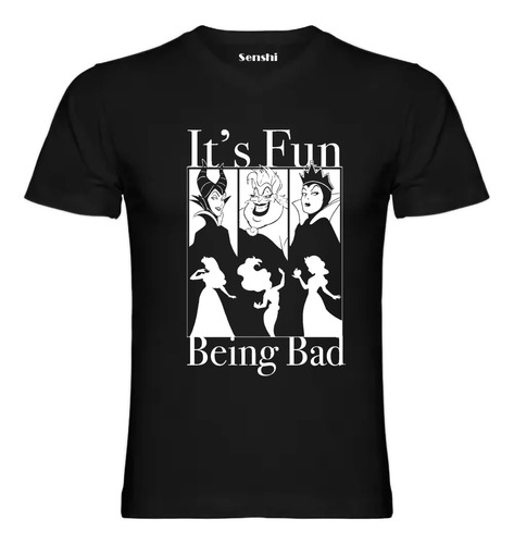 Polera Diseño Bad Girls Reinas Malvadas Dtf Cod 002