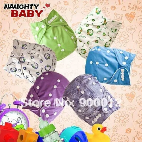 10 Pañales Ecologicos Naughtybaby Con Inserto 3 Capas