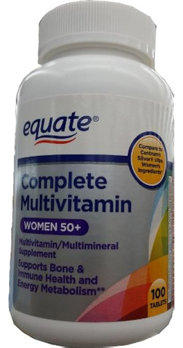 Equate Complete Multivitamin Women 50+, 100 Tabletas