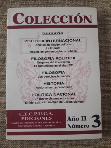 Colección - Política - Filosofía - Historia - Univ. Católica