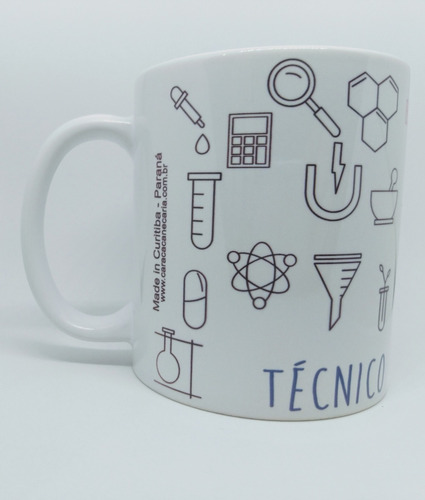 Caneca Em Cerâmica Profissão Técnico Em Laboratório