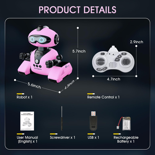 Robot Led Control Remoto Tranformer Regalo Navidad 6