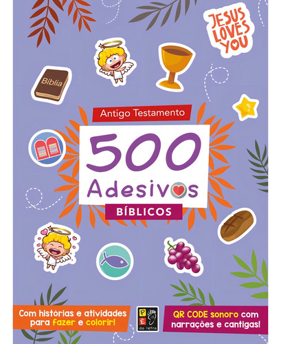 Livro 500 Adesivos - Antigo Testamento: Livro 500 Adesivos - Antigo Testamento, De James Misse. Editora James Antonio Misse Editora Pe Da Letra, Capa Capa Comum, Edição 0.0 Em Português, 2023