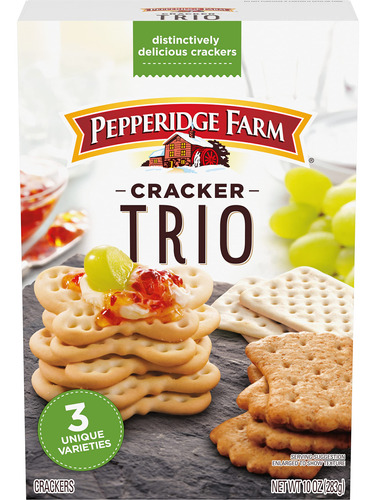 Pepperidge Farm Trio Variety Crackers, Caja De 10 Onzas