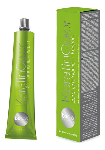 Tintura Keratincolor Sin Amoniaco 100 Ml Bbcos Tono 9/0 Rubio clarisimo