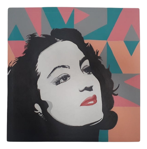 Cuadro Decorativo Moderno  Para Sala Pintura  María Félix 2