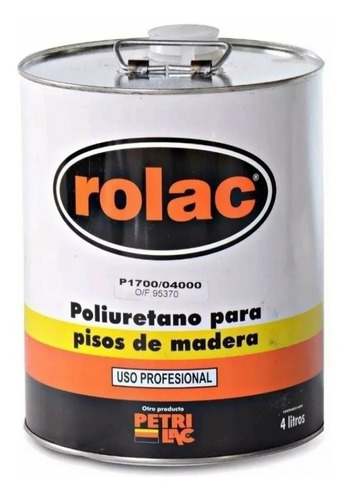 Petrilac Laca Poliuretanica 4 Lts Plastificante Piso Madera