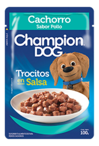 Sachet Champion Dog Cachorro Pollo 24 Un.