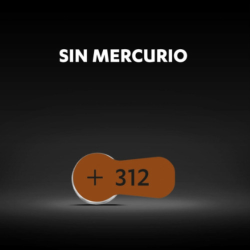 Duracell Pila Audífono Tamaño 312 Blíster X6ud