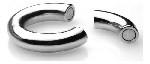Anillo Master Series Magnetize Steel Stretcher color gris con vibrador