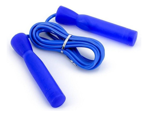 Cuerda Para Saltar Pvc Con Rodamiento 2,6 Mt Deporte Color Azul