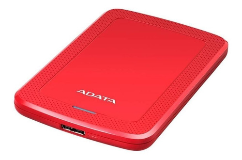 Imagen 3 de 6 de Disco duro externo Adata AHV300-1TU31 1TB rojo