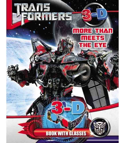 Transformers 3-dthan Meets The Eye (w/ Glasses), De Hasbro. 3d Book Editorial Lb Kids - Yump, Tapa Tapa Blanda En Inglés, 2024